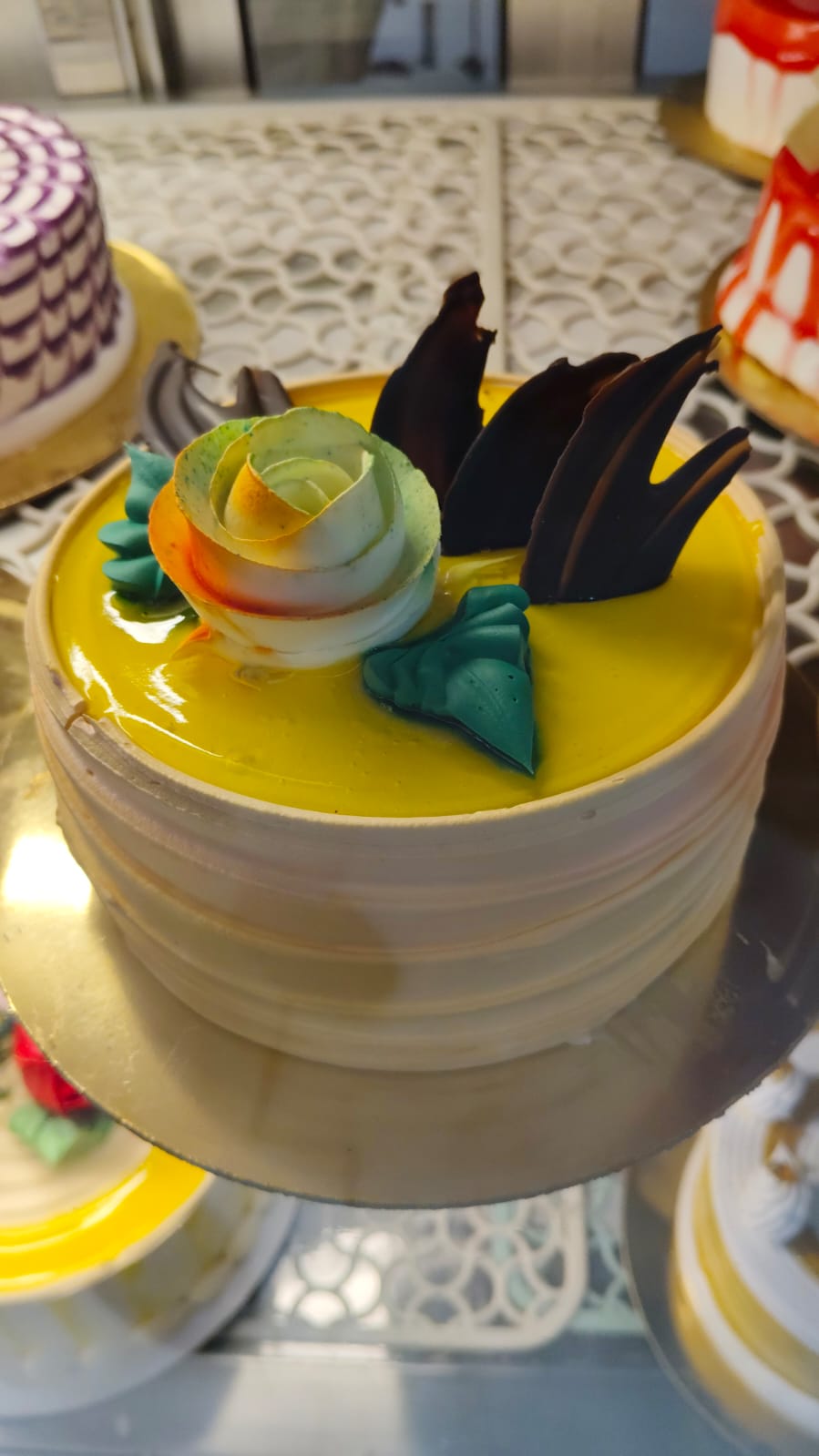 Mango Jelly Cake